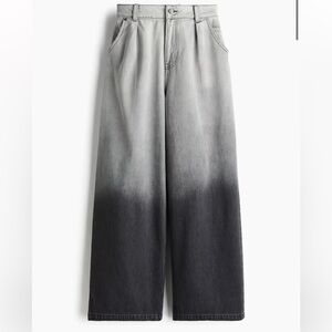 WIDE-LEG TWILL PANTS